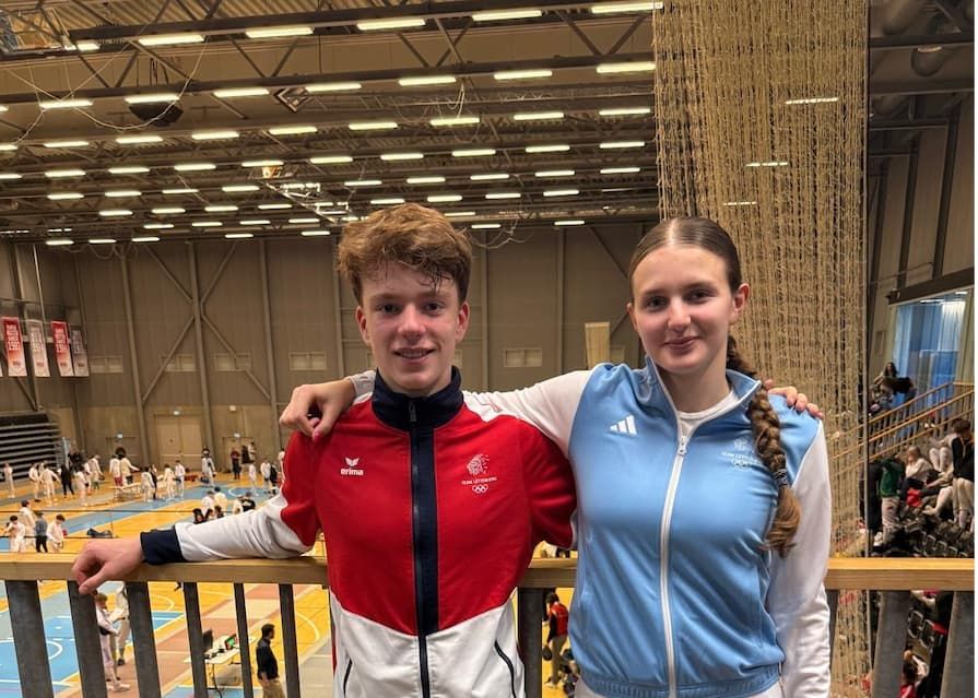 Helena et Antoni représentent le club lors du circuit European U17 à Copenhague