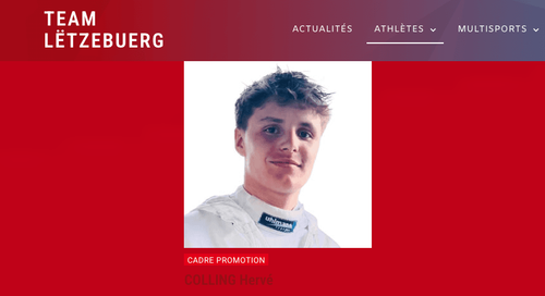 Hervé Colling sélectionné au Cadre Promotion du COSL